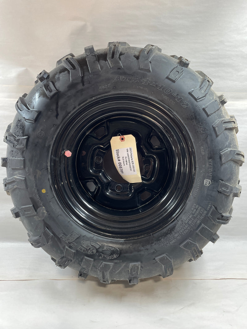 Load image into Gallery viewer, 2023 Polaris RZR 200 EFI Rear Rim and Tire - DPY Powersports
